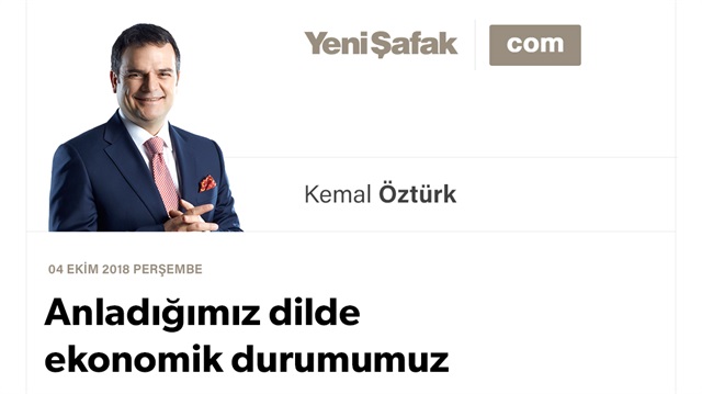 Anladığımız dilde ekonomik durumumuz