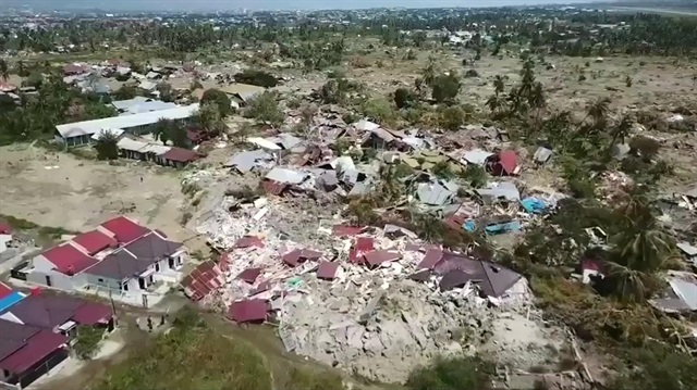 Drone footage shows devastation in quake hit Petobo Village