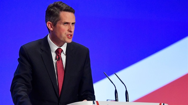 Britain's Defence Secretary Gavin Williamson 
