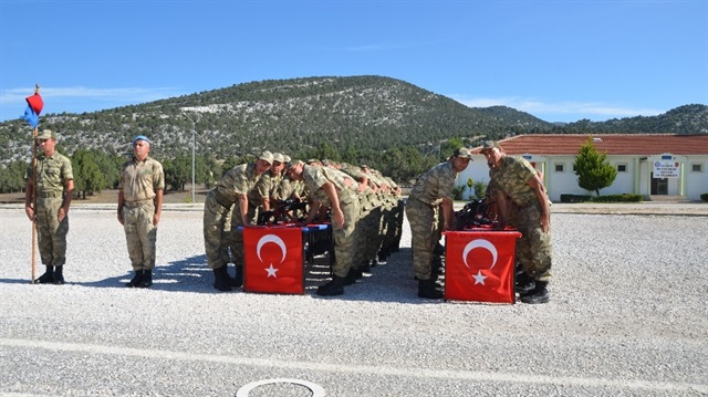 Bedelli askerler yemin etti