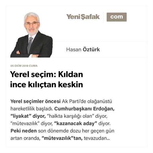 Yerel seçim: Kıldan ince kılıçtan keskin