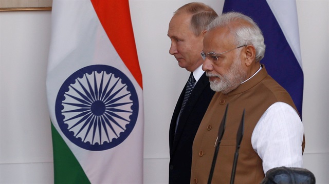 Putin meets Modi in New Delhi for annual summit talks