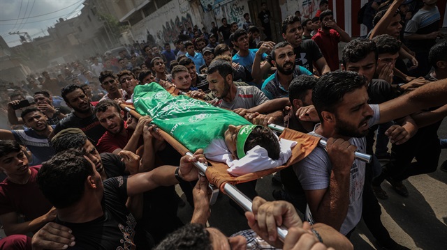 Gaza bids farewell to 24-year-old martyr