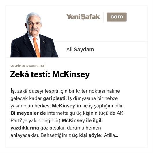 Zekâ testi: McKinsey