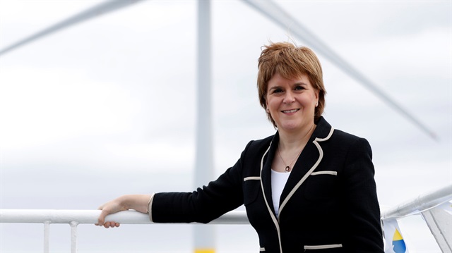 Scotland's first minister Nicola Sturgeon