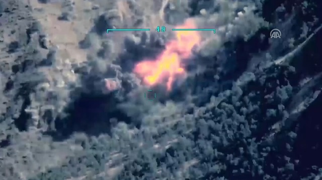 Irak'ın kuzeyindeki PKK inleri imha edildi