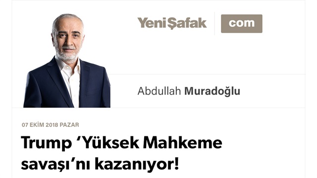 Trump ‘Yüksek Mahkeme savaşı’nı kazanıyor!