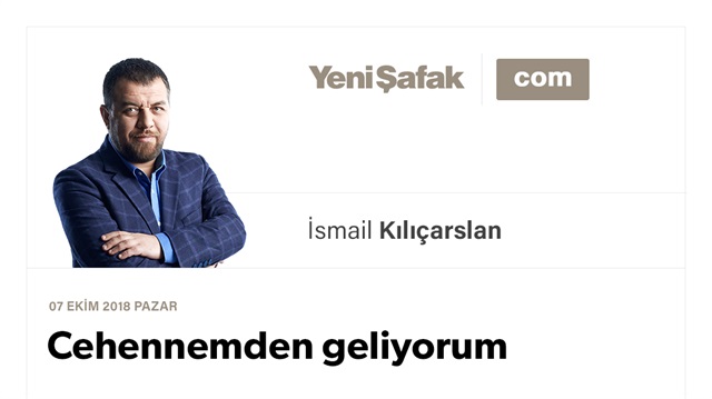 Cehennemden geliyorum