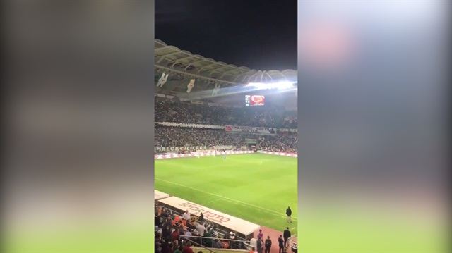 Konyaspor taraftarından tüyleri diken diken eden beste