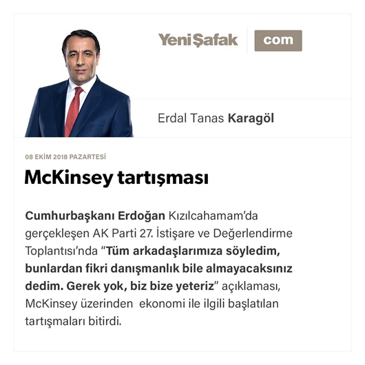 McKinsey tartışması