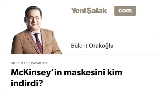 McKinsey’in maskesini kim indirdi?