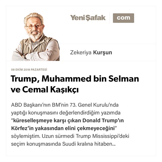 Trump, Muhammed bin Selman ve Cemal Kaşıkçı