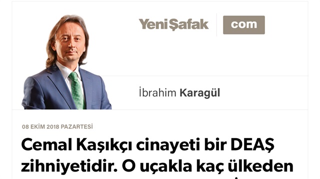 Cemal Kaşıkçı cinayeti bir DEAŞ zihniyetidir. O uçakla kaç ülkeden suikastçılar getirildi? BAE-İsrail sabotajı: Bu da Rus uçağı senaryosu mu?