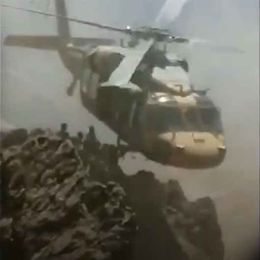 Kahraman pilotlardan 3000 metre rakımda tahliye