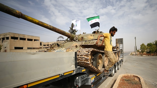 Withdrawal process of heavy weapons in Idlib

