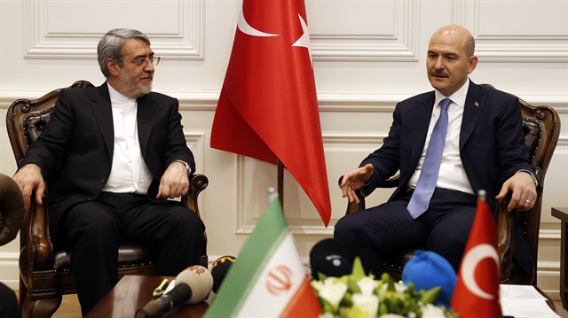 Suleyman Soylu - Abdolreza Rahmani Fazli meeting in Ankara

