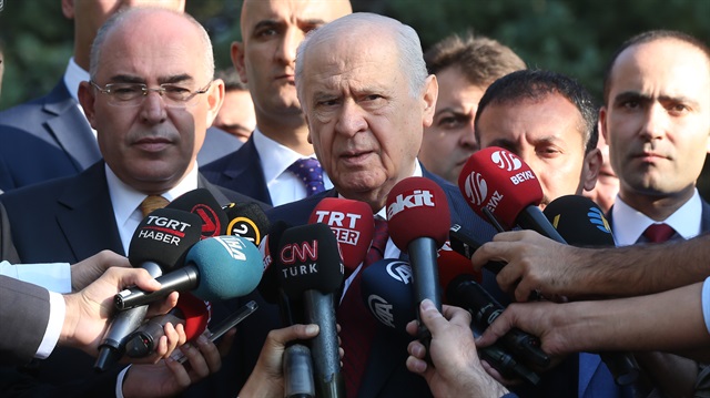 MHP Lideri Devlet Bahçeli, İş Bankası'ndaki CHP hisselerine ilişkin açıklama yaptı.