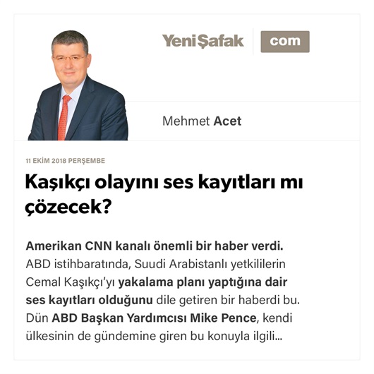 Kaşıkçı olayını ses kayıtları mı çözecek?