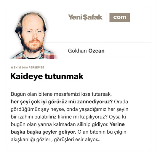 Kaideye tutunmak