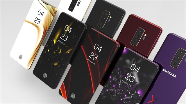 Samsung Galaxy S10 muhtemel tasarımı