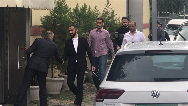 İstanbul'da bulunan Başkonsolosluk binası çevresinde hareketlilik devam ediyor.