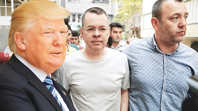 ABD Başkanı Donald Trump Brunson hakkında açıklama yaptı.