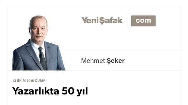 Yazarlıkta 50 yıl