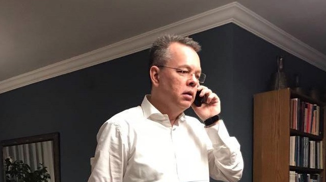 35 yıl hapis cezasıyla yargılanan Andrew Craig Brunson, akşam saatlerinde tahliye edilmişti.