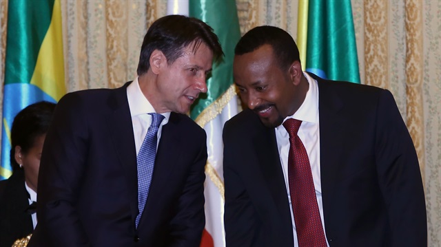 Italian Prime Minister Giuseppe Conte in Addis Ababa
