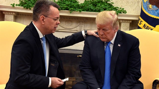 Brunson, Trump için dua etti