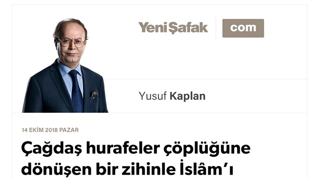 Çağdaş hurafeler çöplüğüne dönüşen bir zihinle İslâm’ı tarumar ederiz sadece!