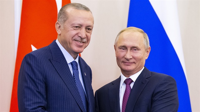 Turkey Presdent Recep Tayyip Erdoğan  and Russian President Vladimir Putin 