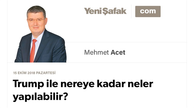 Trump ile nereye kadar neler yapılabilir?