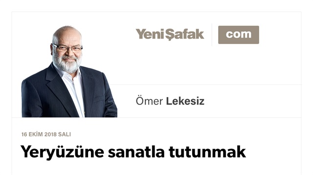 Yeryüzüne sanatla tutunmak