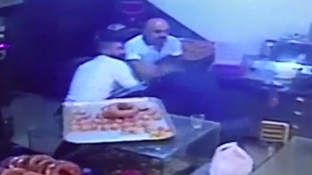 Can alan kavga güvenlik kamerasında