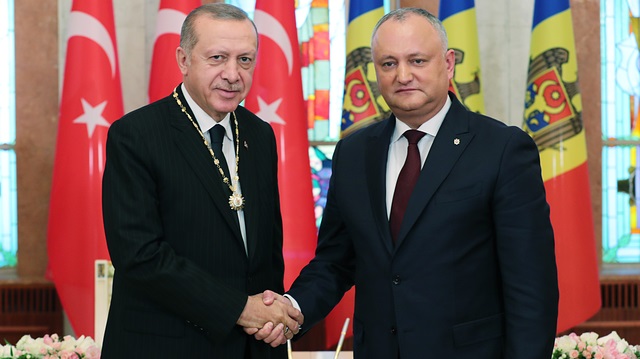 Recep Tayyip Erdoğan and Igor Dodon