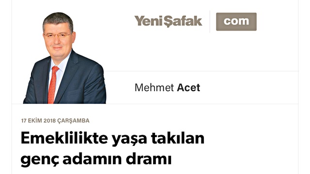 Emeklilikte yaşa takılan genç adamın dramı