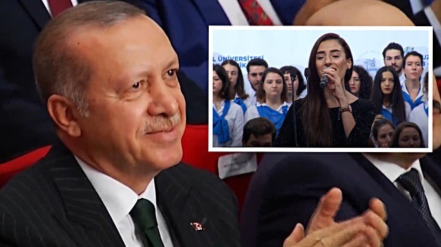 En sevdiği şarkıyla sürpriz: Erdoğan da eşlik etti