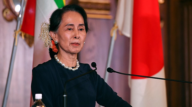Myanmar's State Counsellor Aung San Suu Kyi 