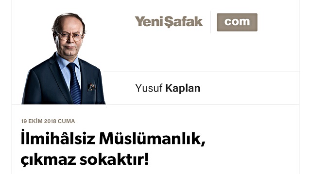 İlmihâlsiz Müslümanlık, çıkmaz sokaktır!