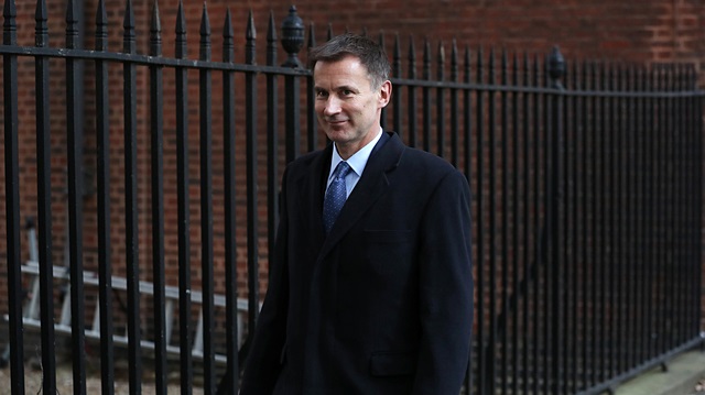 Britain's Foreign Secretary Jeremy Hunt 