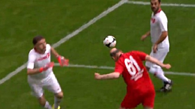 Süleyman Soylu'dan Şöhretler Karması maçında harika gol
