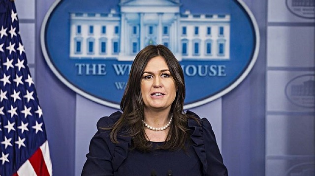 White House Spokeswoman Sarah Sanders