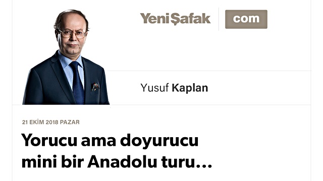 Yorucu ama doyurucu mini bir Anadolu turu...