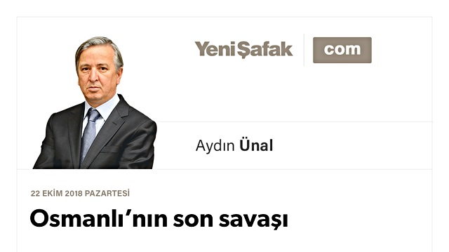 Osmanlı’nın son savaşı