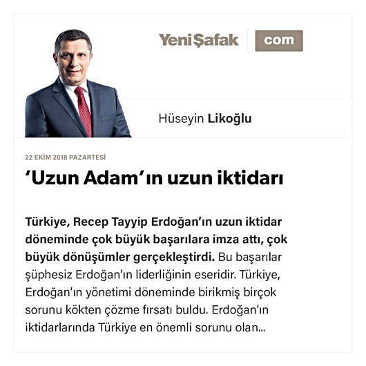 ‘Uzun Adam’ın uzun iktidarı