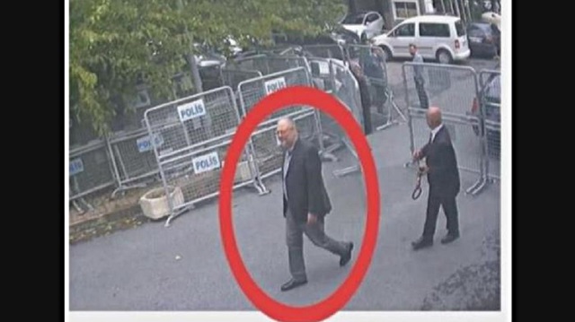 شاهد.. اللحظات الأخيرة قبيل مقتل خاشقجي