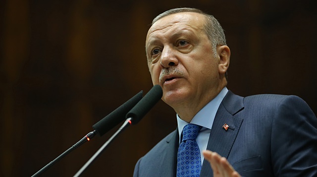 Cumhurbaşkanı Recep Tayyip Erdoğan.