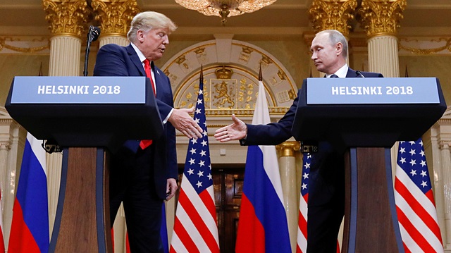 U.S. President Donald Trump and Russia's President Vladimir Putin