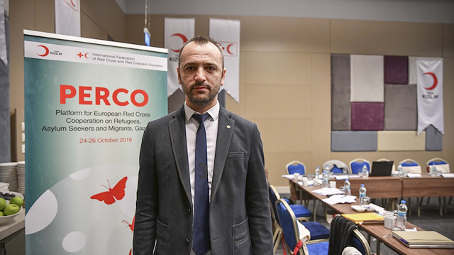 The Turkish Red Crescent head Alper Küçük